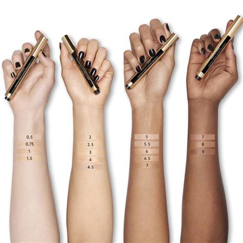 touche eclat ysl high cover|ysl touche eclat shade chart.